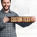 Custom Sign, Custom Street Sign, 11 Font Colors, 13 Font Styles, 4 Hole Options - Image 2