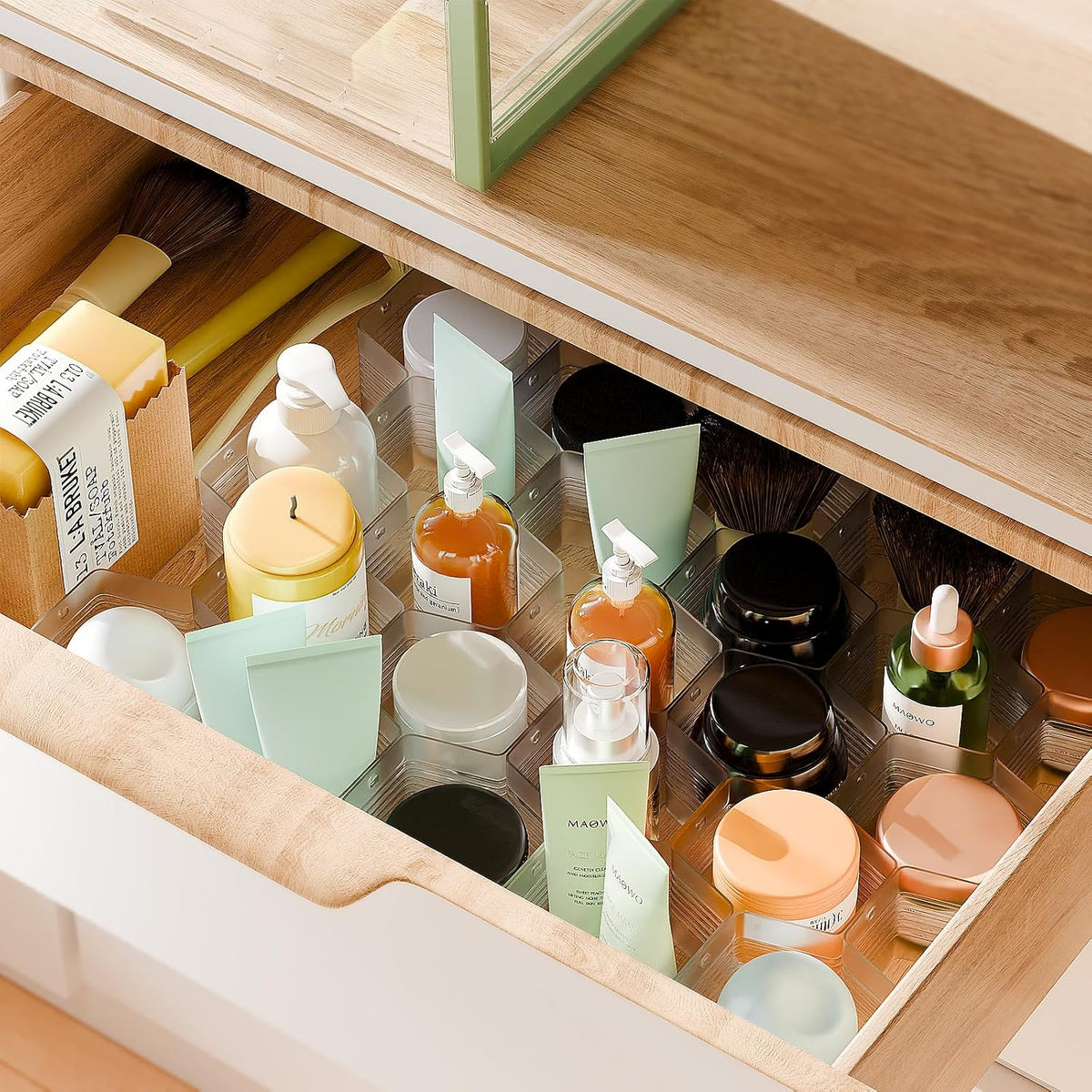 Honeycomb Separator Adjustable Drawer Organizer Divider for Underwear Belt-Sc...