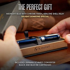 Scriveiner Personalized Midnight Blue Fountain Pen - Image 3