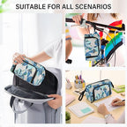 Bolaz Big Capacity Pencil Pen Case Pouch Bag School College Office Organizer - Image 7