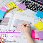 Sticky Notes 3x3 in Post, 9 Bright Colors Self-Stick Note Pads it, Strong - Image 3