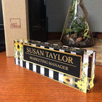 Artblox Office Desk Name Plate Personalized | Custom Name Plates on Acrylic - Image 4