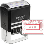 MaxMark Large Self-Inking Rubber Date Office Stamp by Maxmark