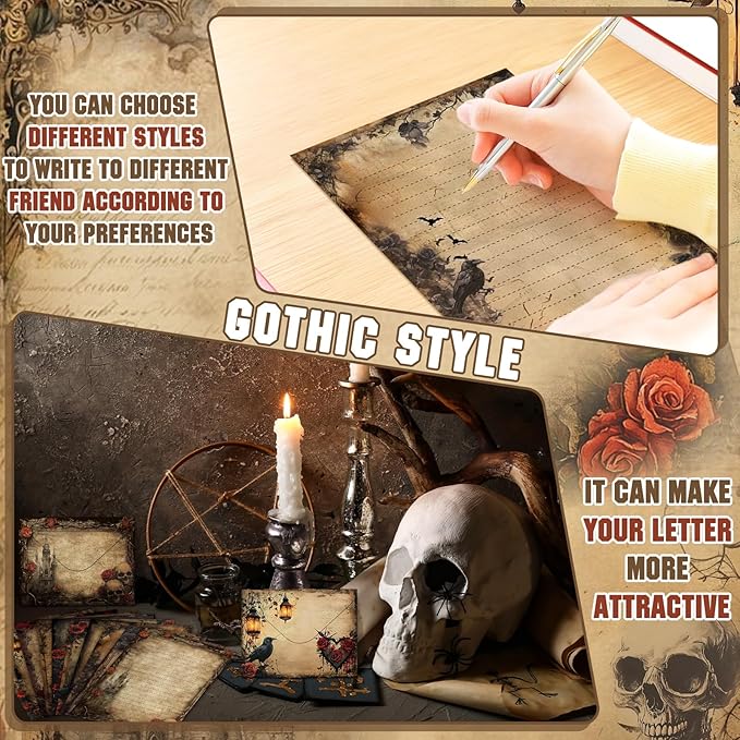 TaoBary 160 Pcs Stationery Paper Set 50 Double Sided Stationery Papers - Image 5