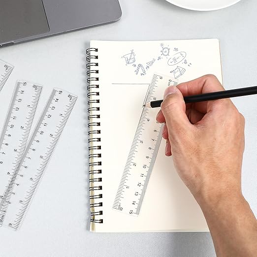 150 Pcs 6 Inch Ruler Clear Plastic Rulers Bulk - Image 6