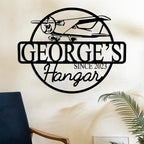 Personalized Metal Airplane Wall Art, Airplane Name Sign, Customized Pilot Name - Image 7