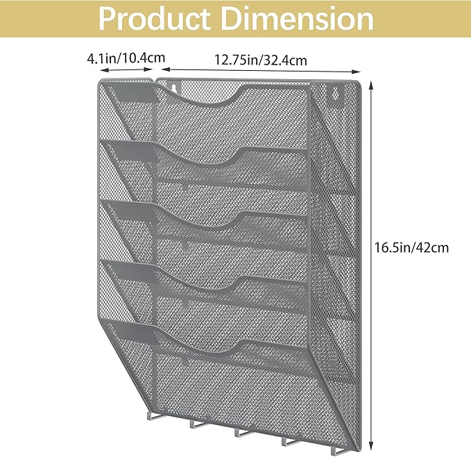 EasyPAG Hanging Wall File Organizer - Image 4