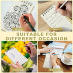 Tenceur 6 Pcs Pocket Notebook Small 3x5 Inch Spiral Notepads Mini Top Bound - Image 6