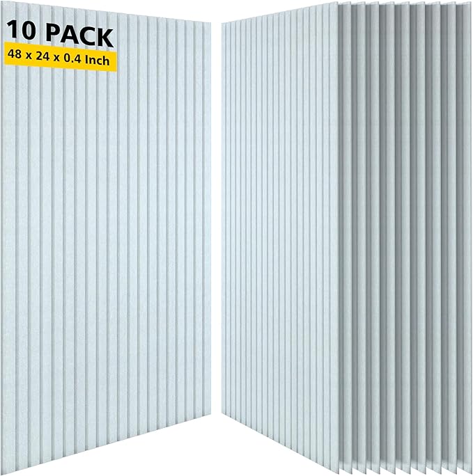 AUTORIFIC Acoustic Panels, 10 Pack Sound Panels Noise Reducing by AUTORIFIC