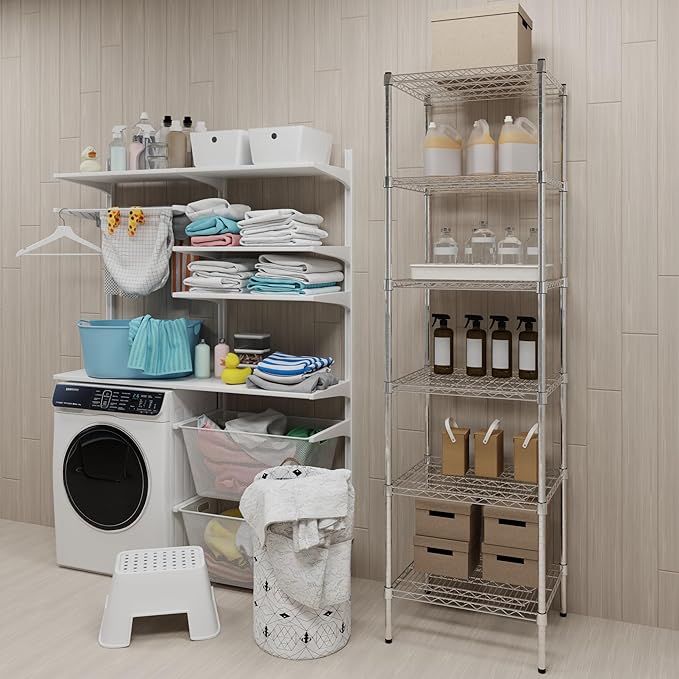 Regal Altair 21" Deep x 24" Wide x 74" Height Wire Shelving Kit | 6-Tier | NSF - Image 2