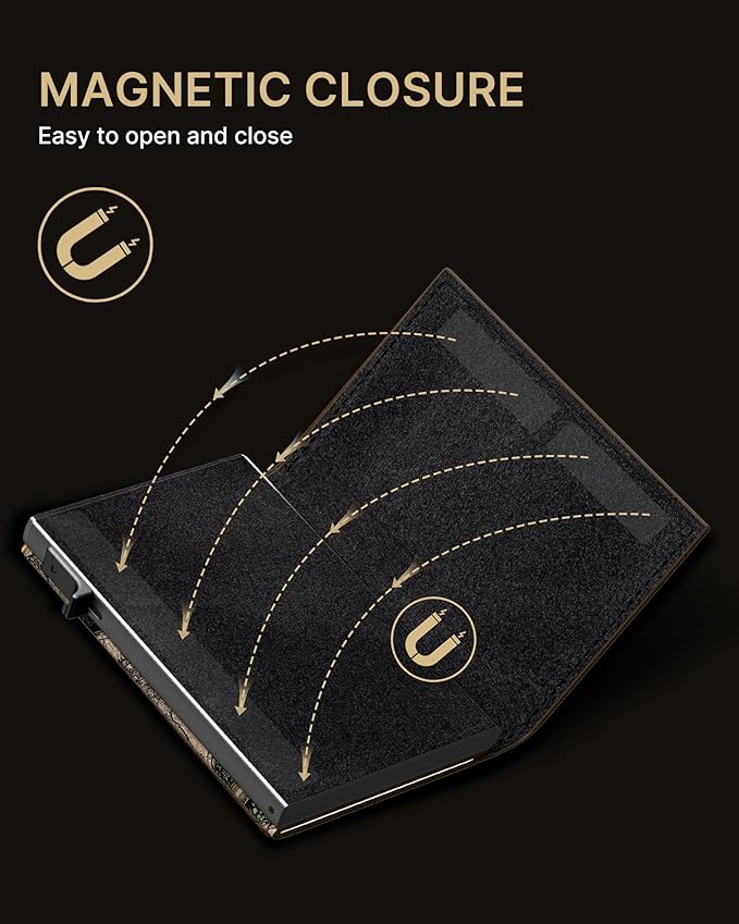 typecase Mens Wallet Card Holder: Pop Up Aluminum Case, Carbon Fiber Leather - Image 7