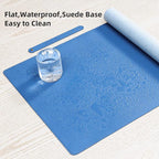 Wolaile Faux Leather Desk Pad Blotter, Water and Slip Resistant Writing Desk - Image 5