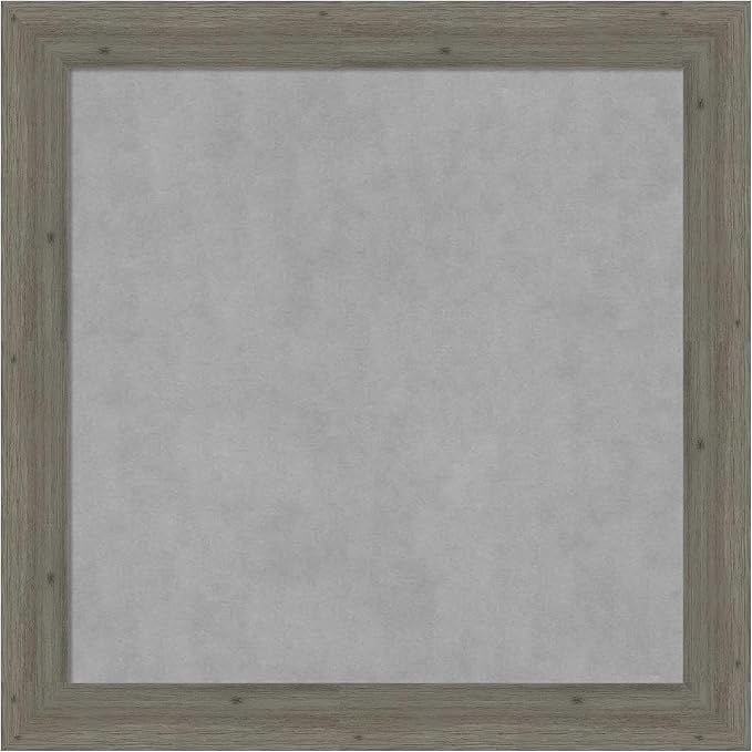 Amanti Art Grey Framed Magnetic Board 29x29 Medium Vision Board by AmantiArt
