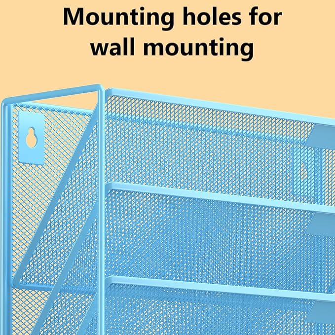 Kuntine.B 6-Tier Wall File Organizer Hanging File Organizer Cubicle Organizer - Image 4
