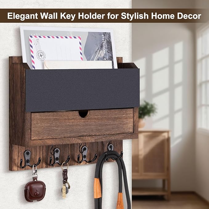 Lucundm Mail and Key Holder Wall Mount - Image 4