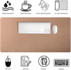 Bloss Gold Desk Mat 31.5x15.7 Inches, Desk Matt - Image 6