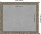 Amanti Art Silver Framed Magnetic Board 37x45 X-Large Vision Board - Image 2