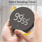AVINIA Desk Timer for Productivity Magnetic Digital Kitchen Timer Rechargeable - Image 5