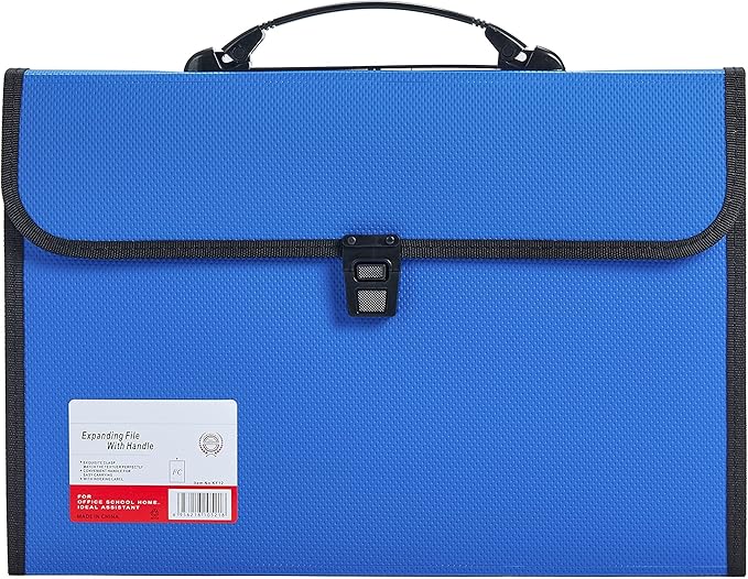 JIZISO Legal Size 13 Pocket Accordian File Organizer Expanding File Folder - Image 2