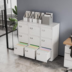 Fesbos 3 Drawers Vertical File Cabinets - Image 5
