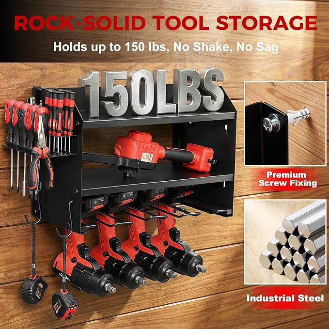 Power Tool Organizer Wall Mount - Image 3