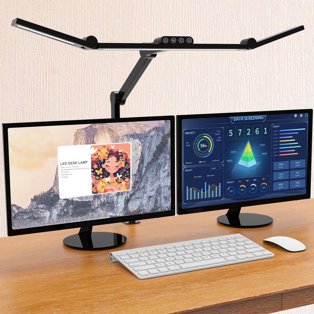 micomlan led desk lamp with clamp, architect desk, main product view