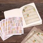 12pcs Bible Reading Tracker Stickers with Labels | Classic Bible Book Shelf Stickers for Christian & Books Readers Gifts Study Supplies for Deeper Reading in The Book