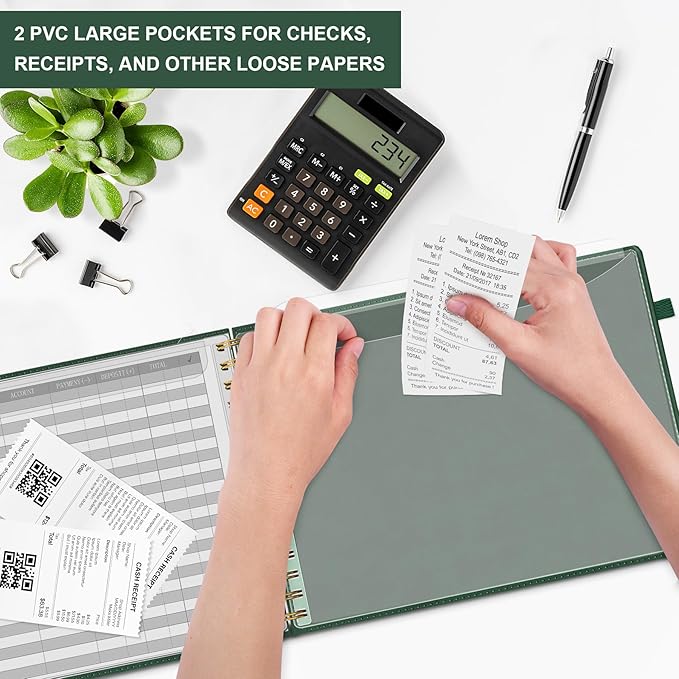 HAUTOCO Hardcover Accounting Ledger Book - Image 5