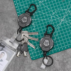 MNGARISTA Retractable Keychain, Heavy Duty Carabiner Badge Holder, Tactical ID - Image 2