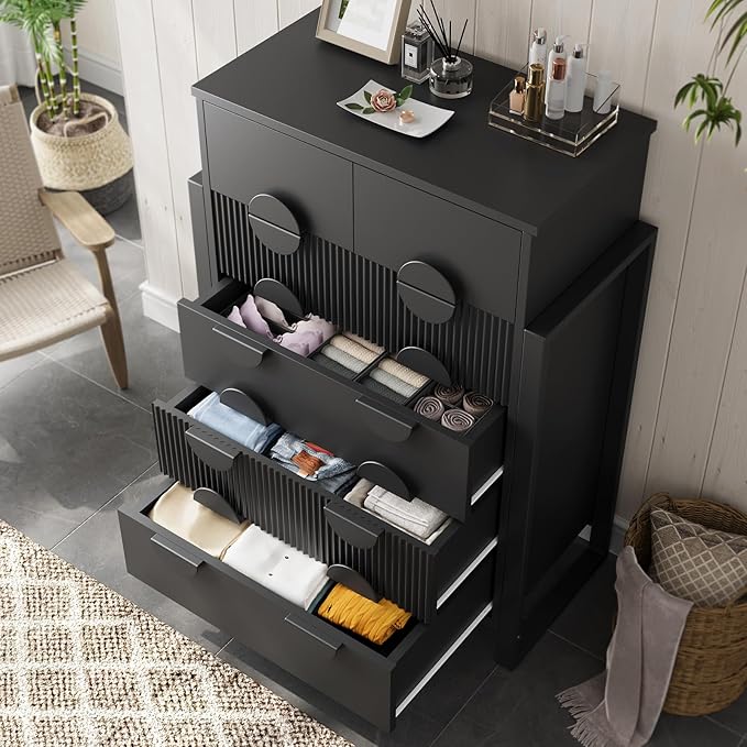 LGHM Fluted Dresser for Bedroom - Image 4