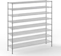 Regal Altair 18" Deep x 72" Wide x 74" Height Wire Shelving Kit | 8-Tier | NSF by Regal+Altair