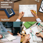 Engrowtic 12 Pack Top Spiral Graph Paper Notebooks 8.7 X11.4 Inch A4 Grid Paper - Image 4