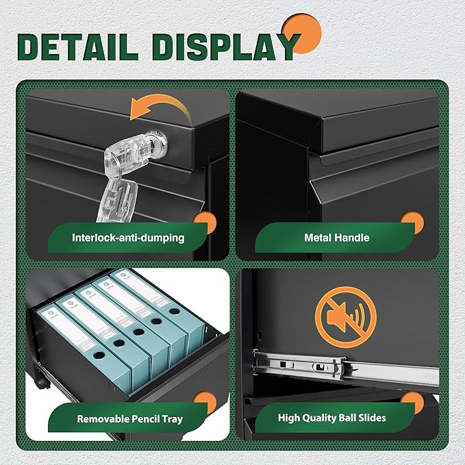 Letaya Mobile File Cabinet - Image 8