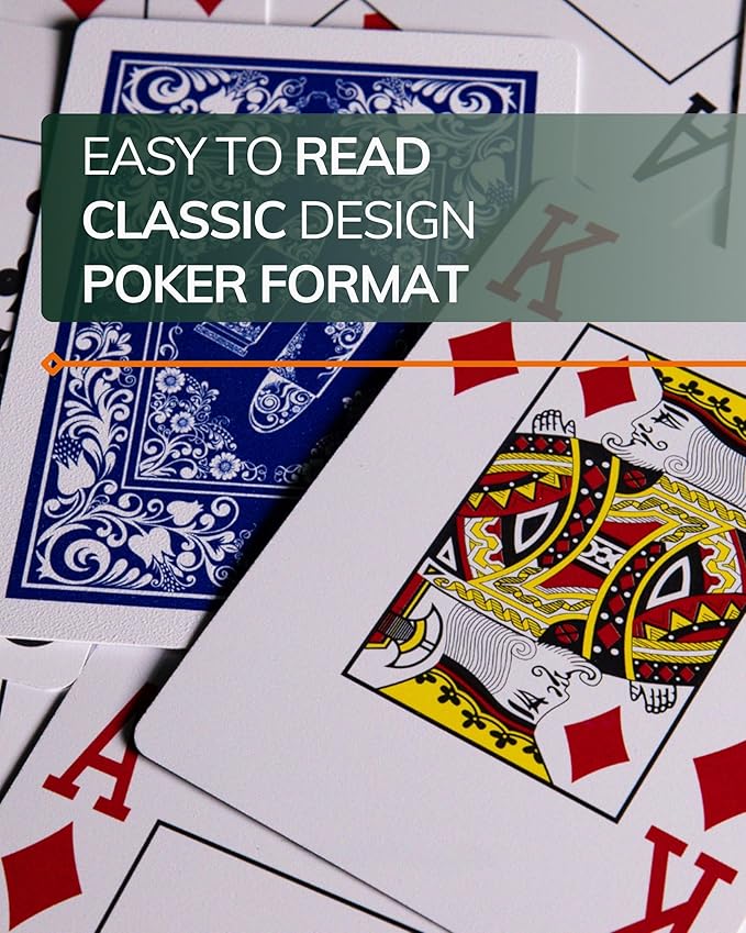 Bullets Playing Cards | Waterproof Plastic Playing Cards – 2 Decks Poker Size - Image 2