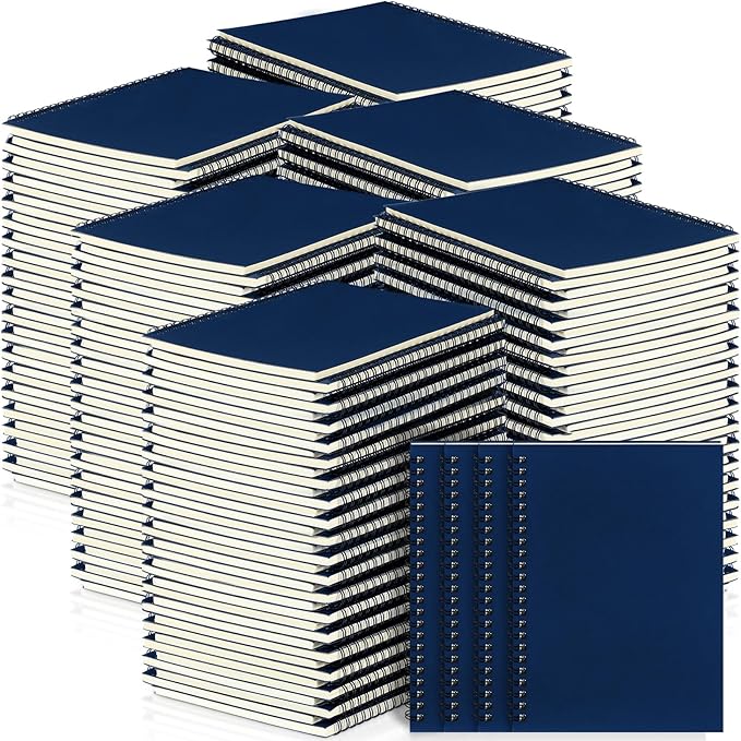 Yahenda 108 Pcs Spiral Notebook Bulk A5 Journal Lined 8.3'' x 5.5'' Writing by Yahenda
