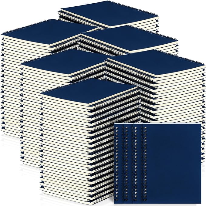 Yahenda 180 Pcs Spiral Notebook Bulk A5 Journal Lined 8.3'' x 5.5'' Writing by Yahenda