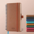 IN-LUXPRO Planner 2026 Daily Weekly and Monthly, 6.5"x3.75", 12 Months Spiral by IN-LUXPRO