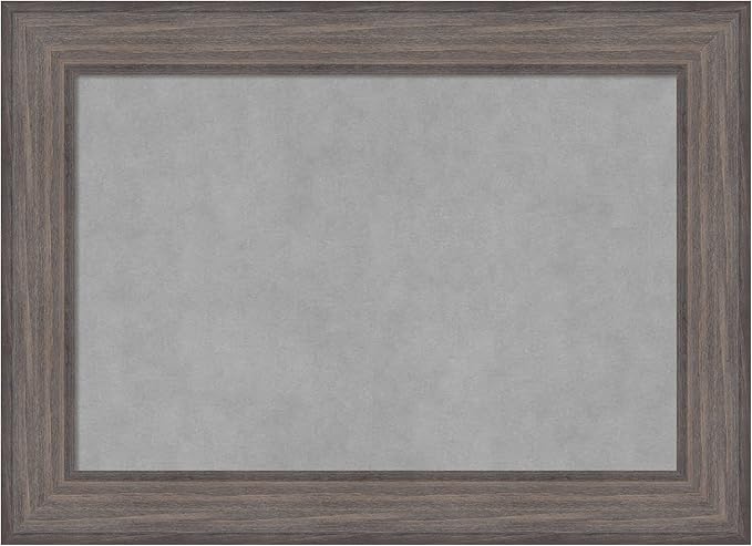 Amanti Art Grey Framed Magnetic Board 21x29 Medium Vision Board by AmantiArt