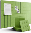 Fluxynara Felt Bulletin Board Tiles Large 48" x 36" Cork Board Alternative-6 by FLUXYNARA