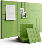 Fluxynara Felt Bulletin Board Tiles Large 48" x 36" Cork Board Alternative-6 by FLUXYNARA