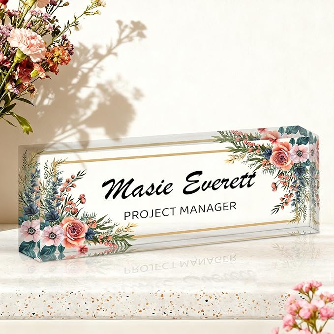 Ship Next Day-Custom Name Plate by Unknown