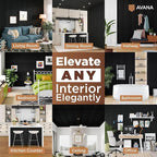 Avana Modern Acoustic Wood Wall Panels – 94.4 x 12.6 Inch Black Oak Acoustic - Image 3