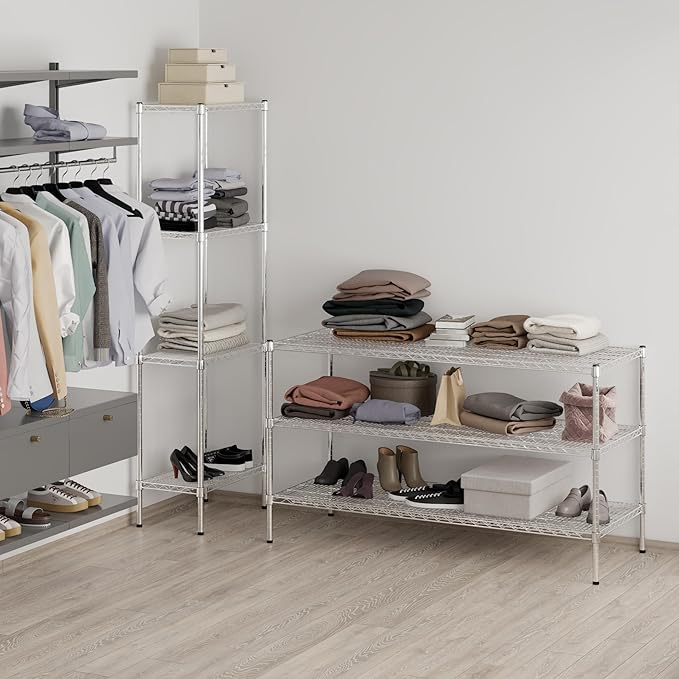 Regal Altair 24" Deep x 60" Wide x 34" Height Wire Shelving Kit | 3-Tier | NSF - Image 7