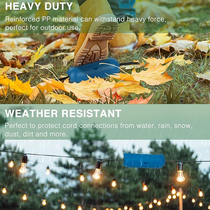 Flemoon Outdoor Extension Cord Cover, IPX4 Waterproof Box and Safety Housing - Image 7