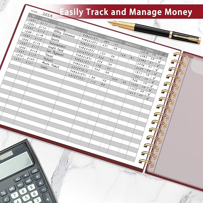 HAUTOCO Hardcover Accounting Ledger Book - Image 2
