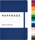 PAPERAGE Blank Journal Notebook, 160 Pages, Medium 5.6 in x 8 in by PAPERAGE