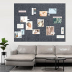 AKTOP Cork Board Bulletin Board 47"x35", 12 Pack Removable Felt Cork Board Tiles - Image 6