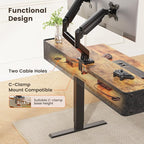 ErGear Standing Desk with LED Strip, 48″ x 24″ Electric Height Adjustable RGB - Image 5
