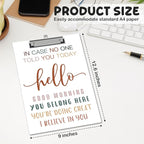 APIILVPQ Motivational Clipboard，Mental Health Clipboards - Image 2