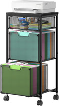 sbanmao 3 drawer mobile file cabinet for home, main product view
